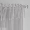 Threadmade Home Jolie Semi-Sheer Tab Top Window Curtain, Gray - 52"W x 84"L